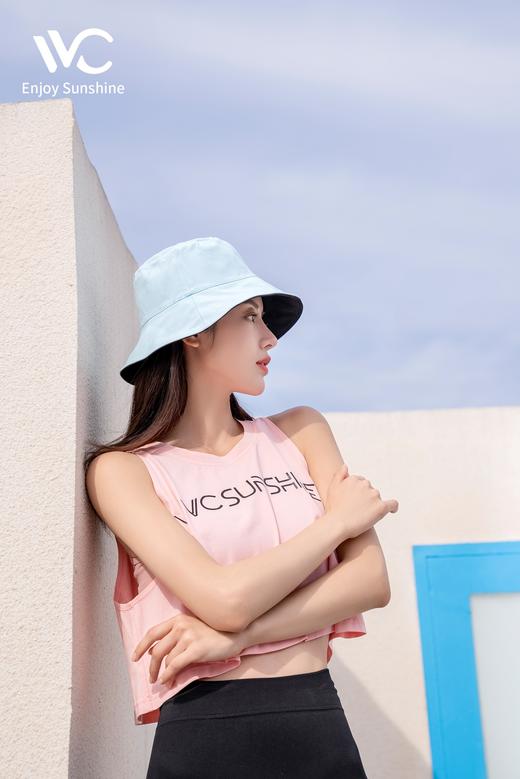 韩国VVC渔夫帽防晒帽糖果色夏季百搭帽子遮阳帽防紫外线太阳帽 商品图0