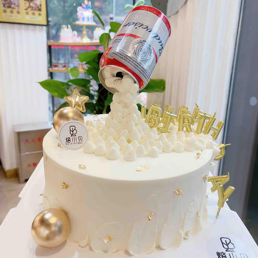 一口闷—男士爸爸生日蛋糕 商品图0