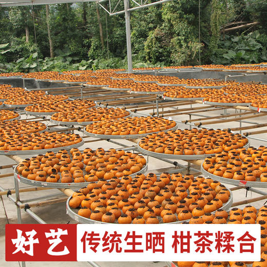 柑天下 正宗新会大红柑柑普茶柑橘柑桔半生晒 陈皮普洱茶熟茶叶散装袋 商品图1