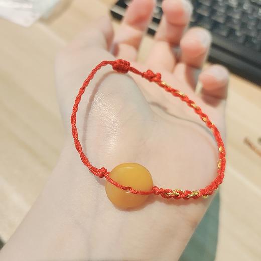 蜜蜡饼手串 商品图0