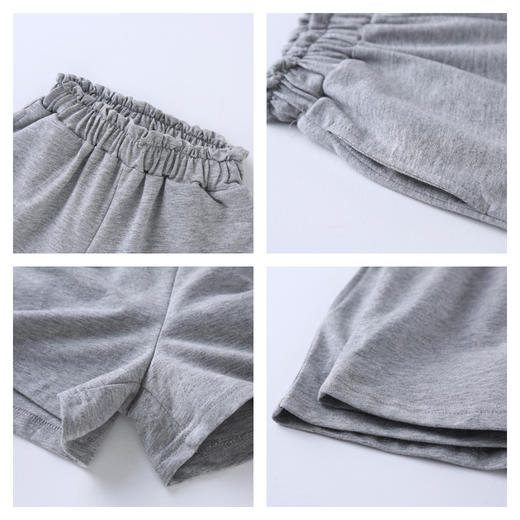 2021年夏季新款女童花苞腰针织短裤 商品图6