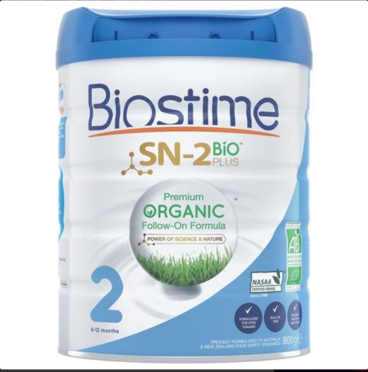 【保税区发货】Biostime 合生元牛奶粉 2段 800g 商品图0