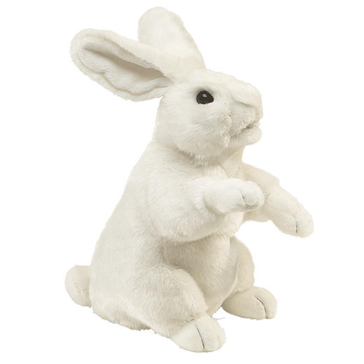 Folkmanis Puppets站姿白兔玩具/2868玩偶毛绒玩具礼物 商品图0