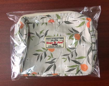 HUJI祤集Motley收纳包插画小果绿枝叶 商品图0