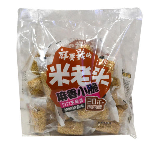米老头浓黑芝麻味麻香小脆卷248g 商品图0
