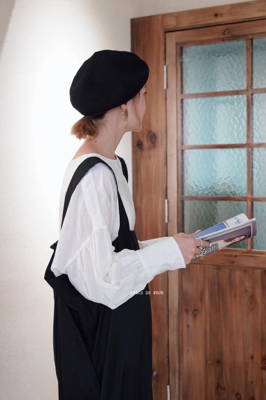 the last flower of the afternoon象牙白/黑上衣 商品图10