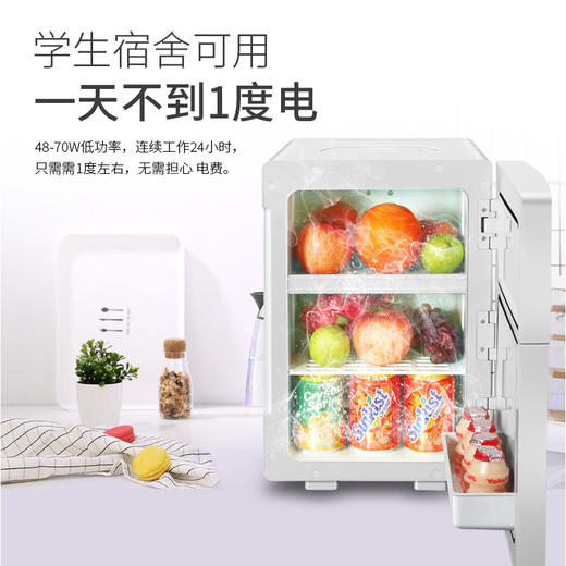 【家用电器】双门冰箱车载小冰箱双门迷你小型冰箱家用宿舍 商品图2