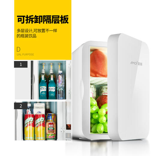 【家用电器】夏新6L迷你冰箱小型家用宿舍单门式冰箱 商品图2