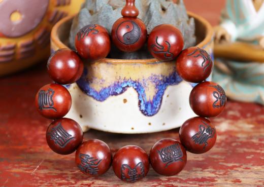 雷击枣木十字天經手串 商品图3