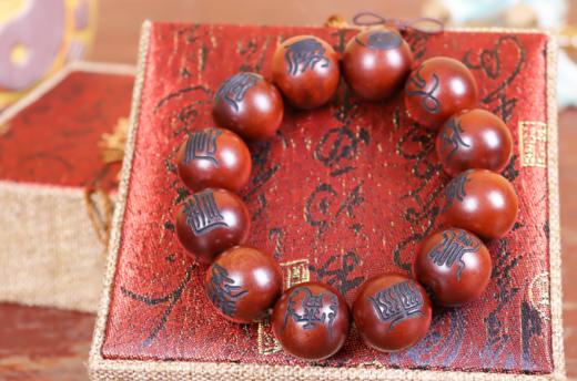 雷击枣木十字天經手串 商品图2