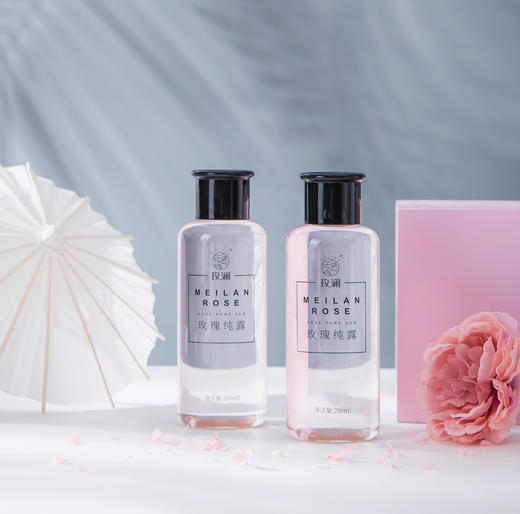 食用玫瑰花汁纯露原液200毫升玫瑰花冲水喝的鲜花汁饮料（另含赠送60毫升便携装） 商品图1