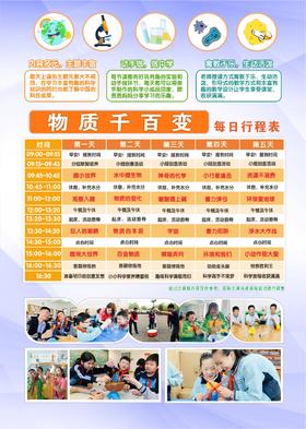 2021春亳州园丁学校暑假科学营【物质千百变】课程 21.C.Z.D.16.06