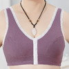 YY-331新款唯美风前扣内衣 女可插片背心式大码无钢圈文胸 商品缩略图4
