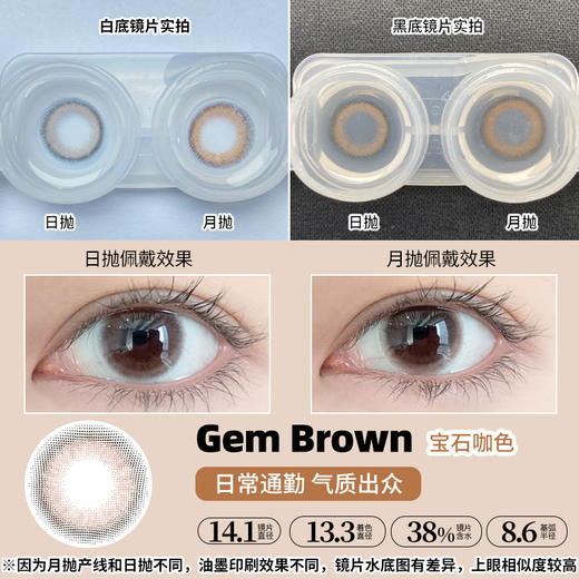 【月抛来了！请拍2件】虞书欣同款Fomomy月抛｜日本美瞳｜一盒1片装哦｜「上海保税仓发货」 商品图8