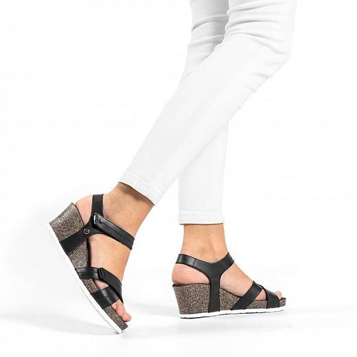 #断码特价40码#西班牙原产超舒适女士皮凉鞋黑色VBB1（超轻款） 商品图7