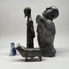 不仁斋薛继业青铜雕塑齐白石像铜牛人体习作 商品缩略图0