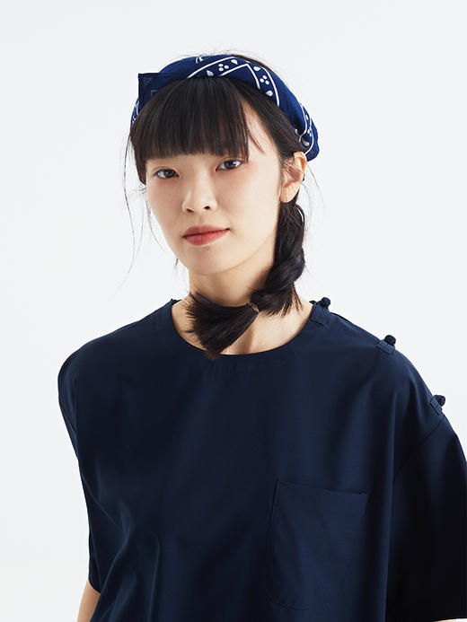 MTFR/中式盘扣户外落肩短袖TEE 商品图0