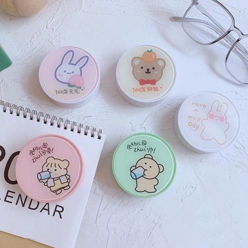 日系兔子卡通圆形护理盒 商品图0