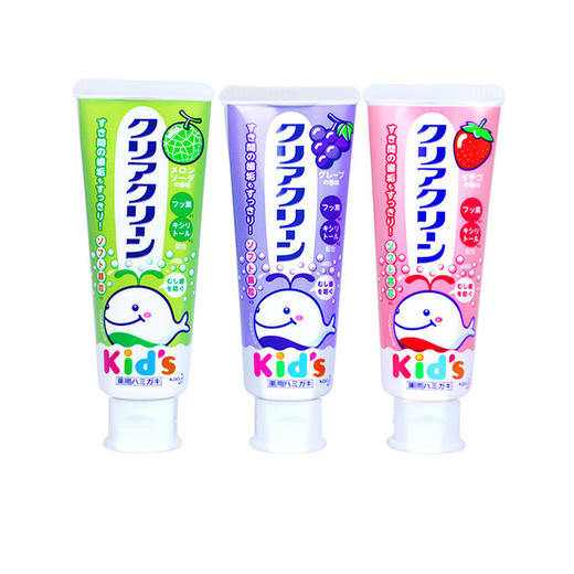 【一般贸易】日本花王（Kao）儿童木糖醇低氟防蛀防龋齿牙膏70g（适合1-12岁儿童） 商品图1