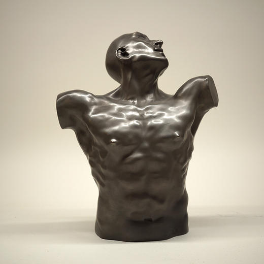 不仁斋薛继业青铜雕塑齐白石像铜牛人体习作 商品图3