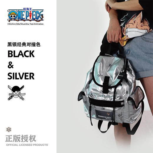航海王/ONE PEICE 正版海贼王双肩包2021新款女包包mini可爱学生H-007 商品图3