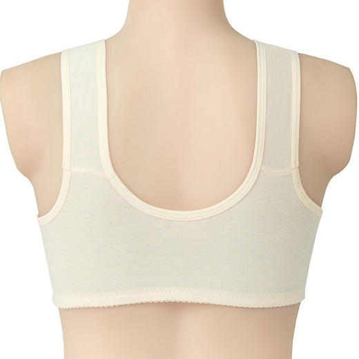 YY-170春季舒适简约软棉无钢圈前扣文胸印花无钢圈背心式前扣内衣 商品图3