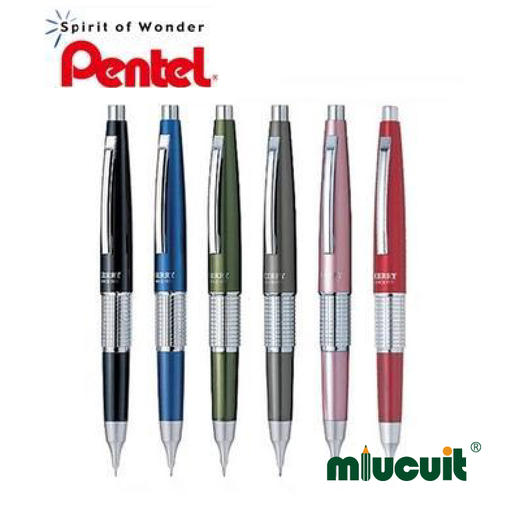 日本Pentel派通 KERRY金属笔杆笔帽式自动铅笔0.5mm 商品图0