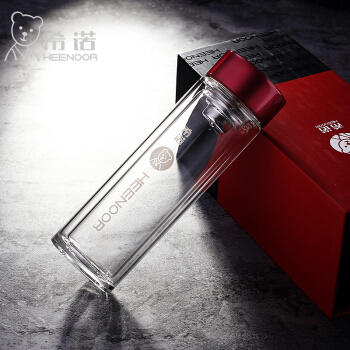 希诺女士玻璃杯XN-6505桃红  235ML 商品图1