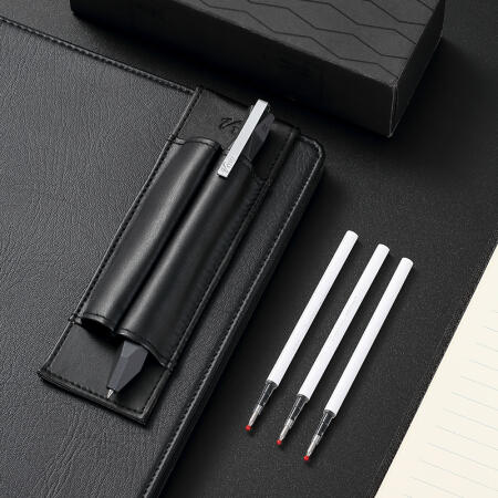 齐心旋转金属笔TIN1（赠3芯）盒装 商品图3