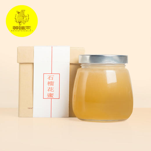 【石榴蜜】等蜂来天然石榴花蜜618g，采自中国石榴之乡四川会理县的天然蜂蜜 商品图0