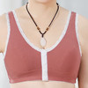 YY-331新款唯美风前扣内衣 女可插片背心式大码无钢圈文胸 商品缩略图3