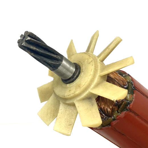 【货号04991】短款2.5电剪刀转子电剪刀电机7齿转子铁皮剪刀配件 商品图4