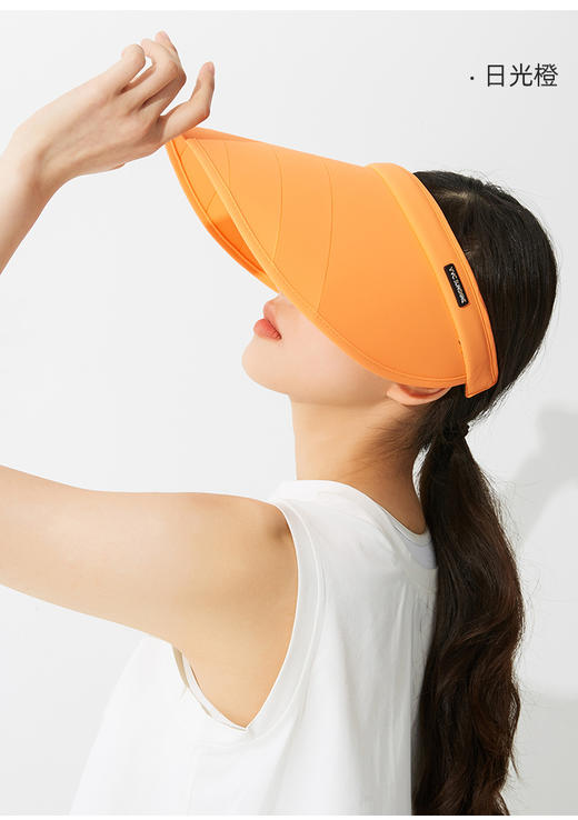 韩国VVC防晒帽空顶帽 三分记忆折叠款 商品图4