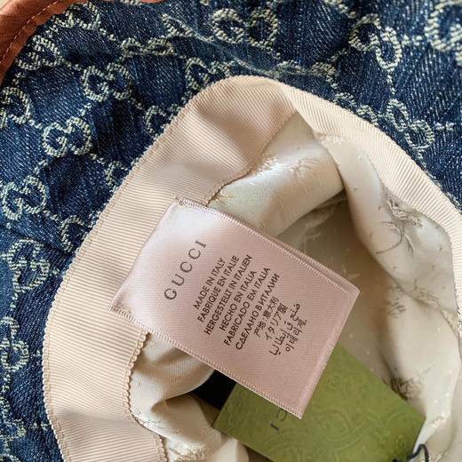 古*驰丹宁牛仔渔夫帽 商品图7