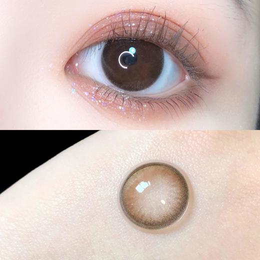 Doriscon pro 芒果巧 大直径 14.5 年抛 含硅水凝胶 大眼睛的甜酒褐 商品图10