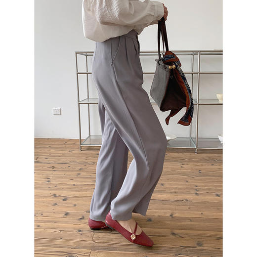 【穿出超模气质】休闲高腰阔腿裤 显瘦显气质 多色可选 商品图1