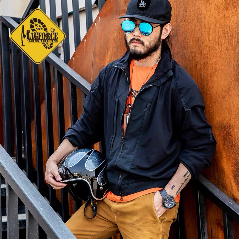 M家Windchaser追风者短款骑行夹克c1108可配护具