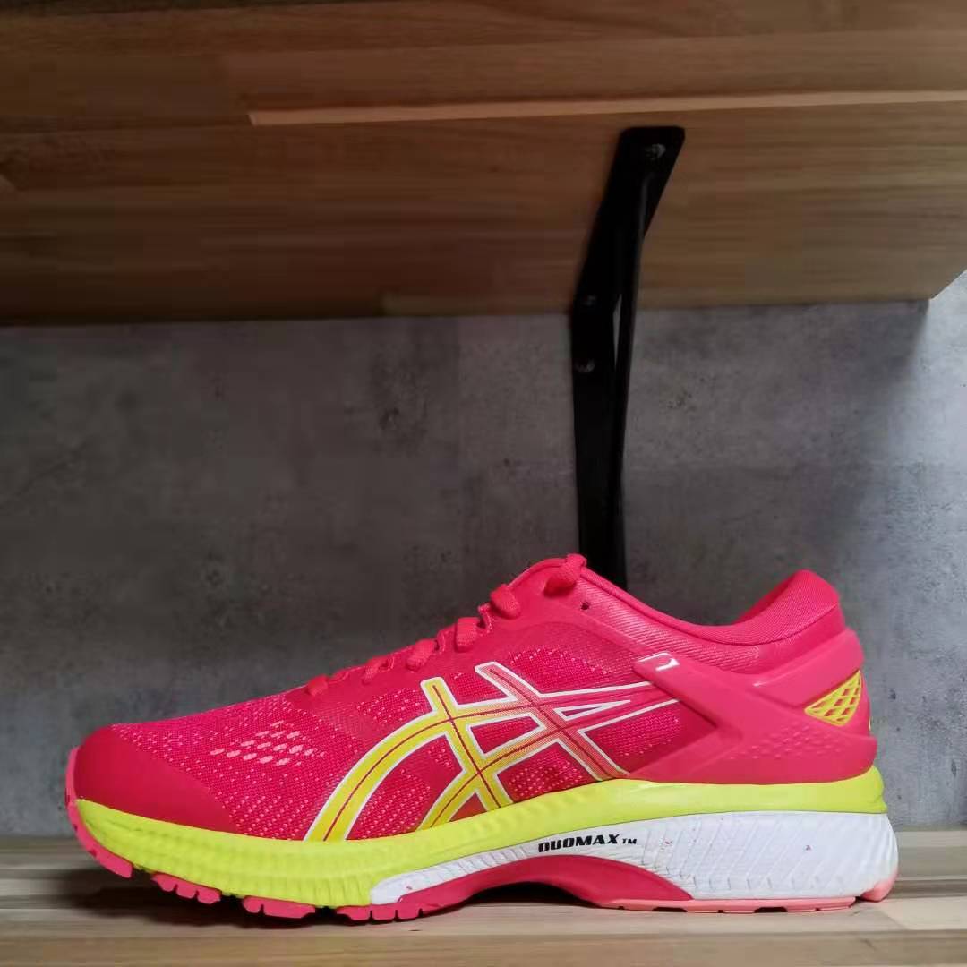 【断码特价】亚瑟士asics女款k26粉红色 gel-kayano 26亮色系列稳定