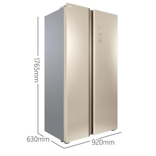【家用电器】TCL 对开门家用冰箱大容量智能静音省电冰箱BCD-509 商品图4