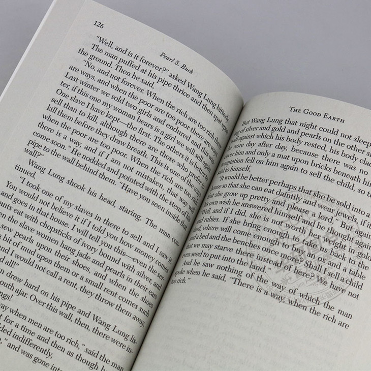 华研原版英文小说 the good earth 大地 赛珍珠的诺贝尔获奖著作 the
