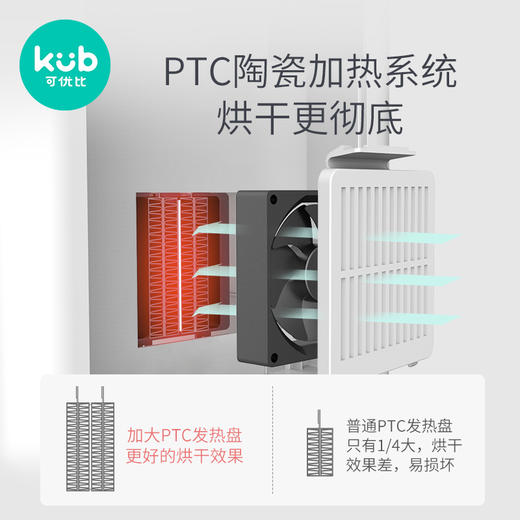 【清仓】可优比婴儿消毒柜带烘干紫外线杀菌玩具家用多功能宝宝奶瓶消毒器 商品图3