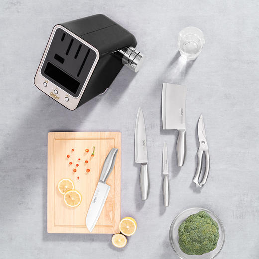 Debo德铂泰达刀具套装多功能收纳刀座不锈钢刀具组合6件套 商品图1