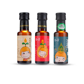 网店专用窝小芽有机亚麻籽油+牛油果油+有机核桃油