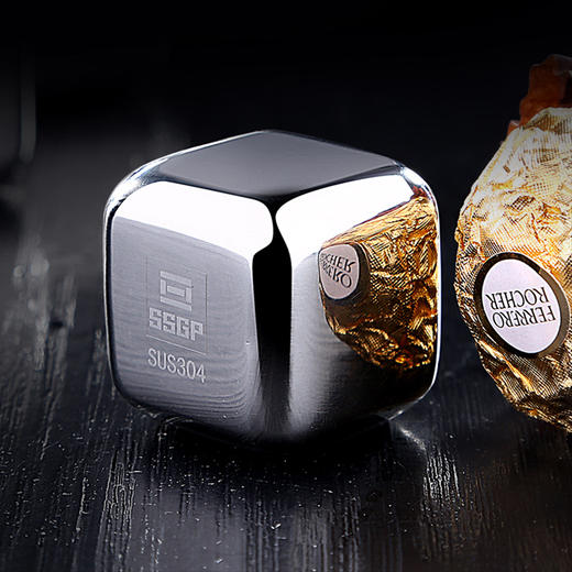 【萨菲隆之息】德国匠心工艺 SSGP304不锈钢冰块 冰粒可乐 啤酒 冻汽水 冷冻 冰镇 神器 商品图2