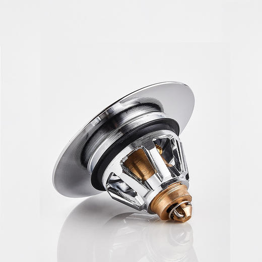 【纯铜芯 更耐用】洗手盆洗脸池漏水塞子 按压式不锈钢配件 商品图2