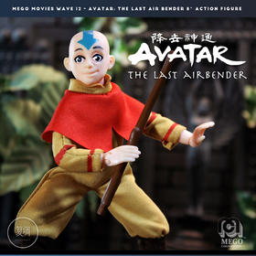 现货 Mego Avatar the Last Air Bender 8英寸 可动 挂卡