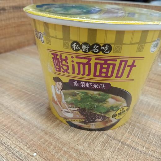 国圆酸汤面叶紫菜虾米味120g 商品图0