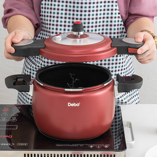 Debo德铂铂爵铝合金高压锅压力锅汤锅炖锅 商品图3