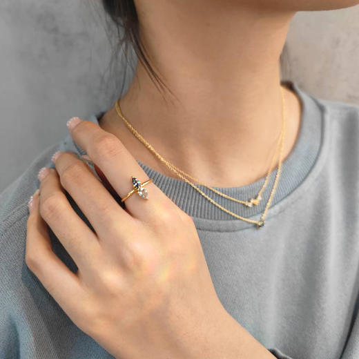 订购8周到｜TASHI-London Blue-London Blue and Blue 托帕石 戒指［加拿大设计师］ 商品图4