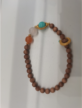 老山檀跑环手串